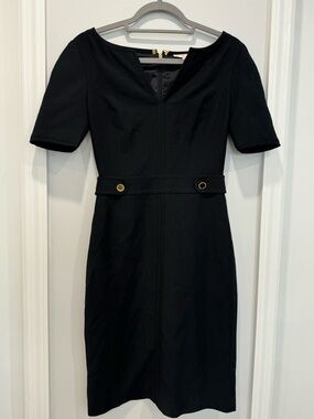 Tory Burch Gold Button Dress